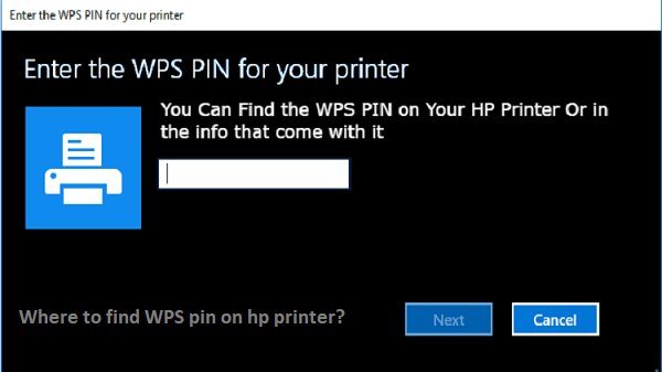 Where to find WPS pin on hp printer? | HP Customer Service