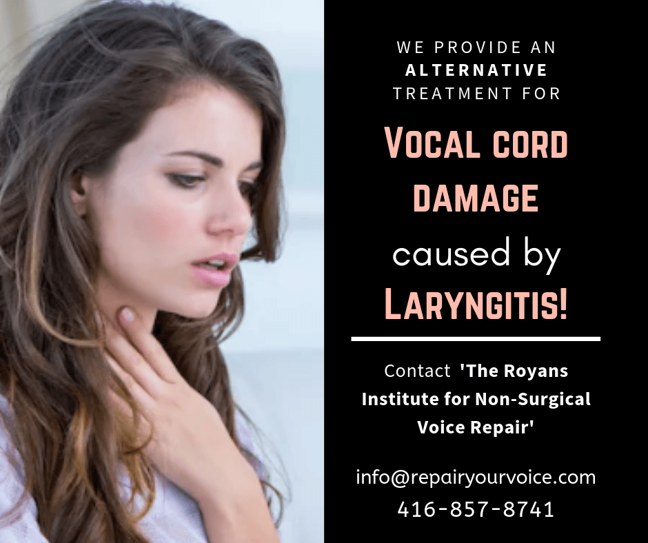 Treatment for Chronic Laryngitis | Voice Recovery from Chronic Laryngitis - Repair Your Voice