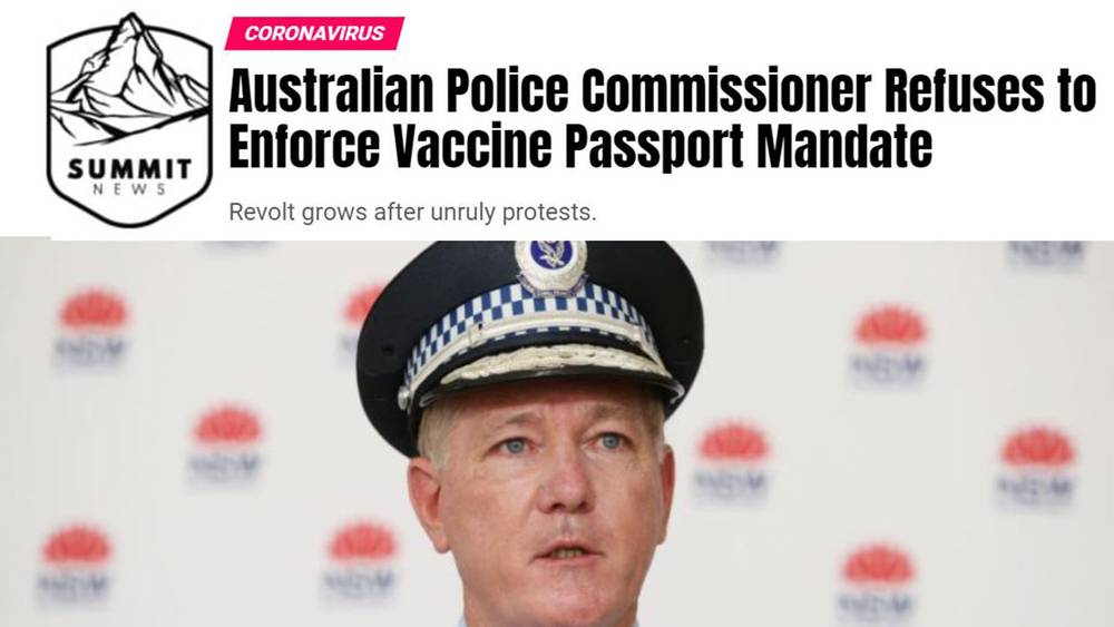 Revolt in Australia Against Vaccine Passports as NBA Stars Speak out Against Mandatory Vax