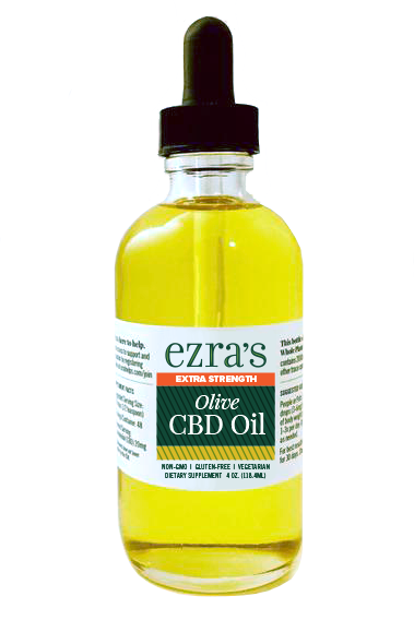 Buy Extra Strength CBD Organic Olive Oil | Ezra's
