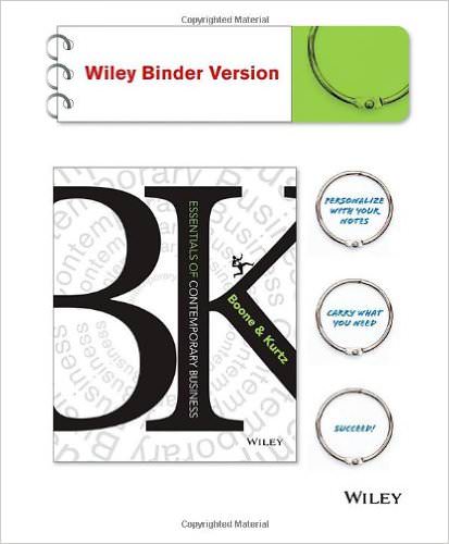 Solution Manual for Essentials of Contemporary Business, Binder Ready Version 1st Edition Download Online : SpeedyGrade