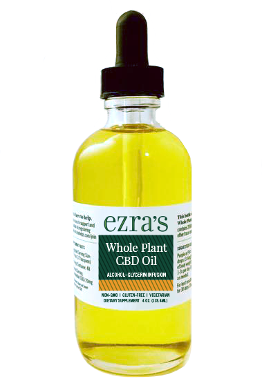 Buy Alcohol Glycerin CBD Infused Oil 2000mg | Ezra's