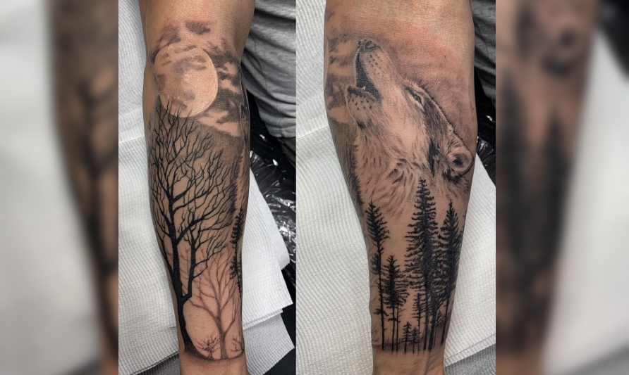 Blackwork Tattoo | Black & Grey Tattoo | Vivid Ink Tattoos