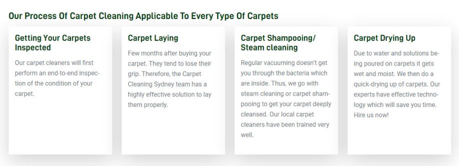 City Carpet Cleaning Sydney Cover Image