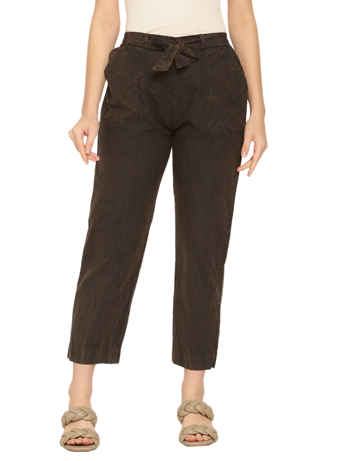 Buy ladies Cotton Trouser Online in India | Shop Trousers for ladies Online