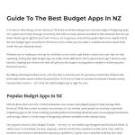 Budget Apps NZ Profile Picture