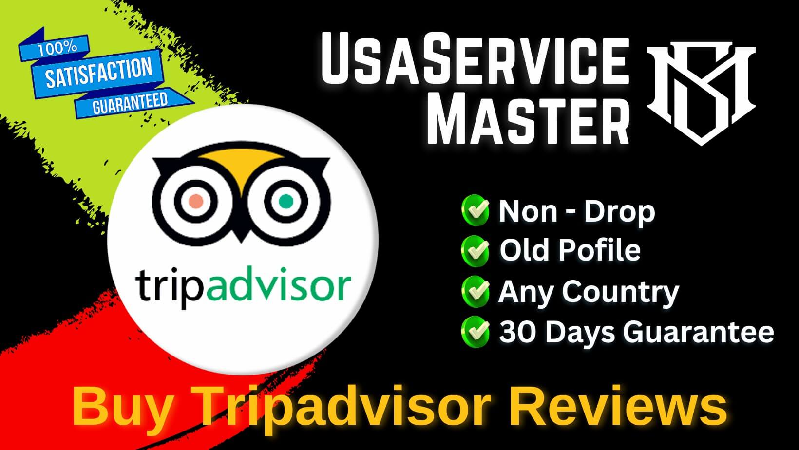 Buy Tripadvisor Reviews - 100% non-drop Reviews