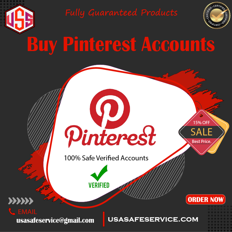 Buy Pinterest Accounts - Non-Drop Verified Pinterest Accounts