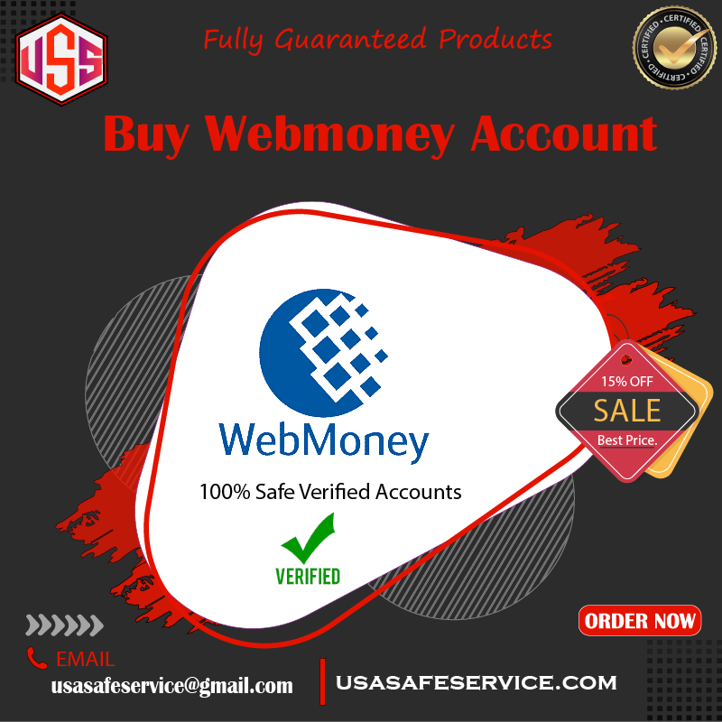 Buy Webmoney Account - USA UK Verified 100% safe verified