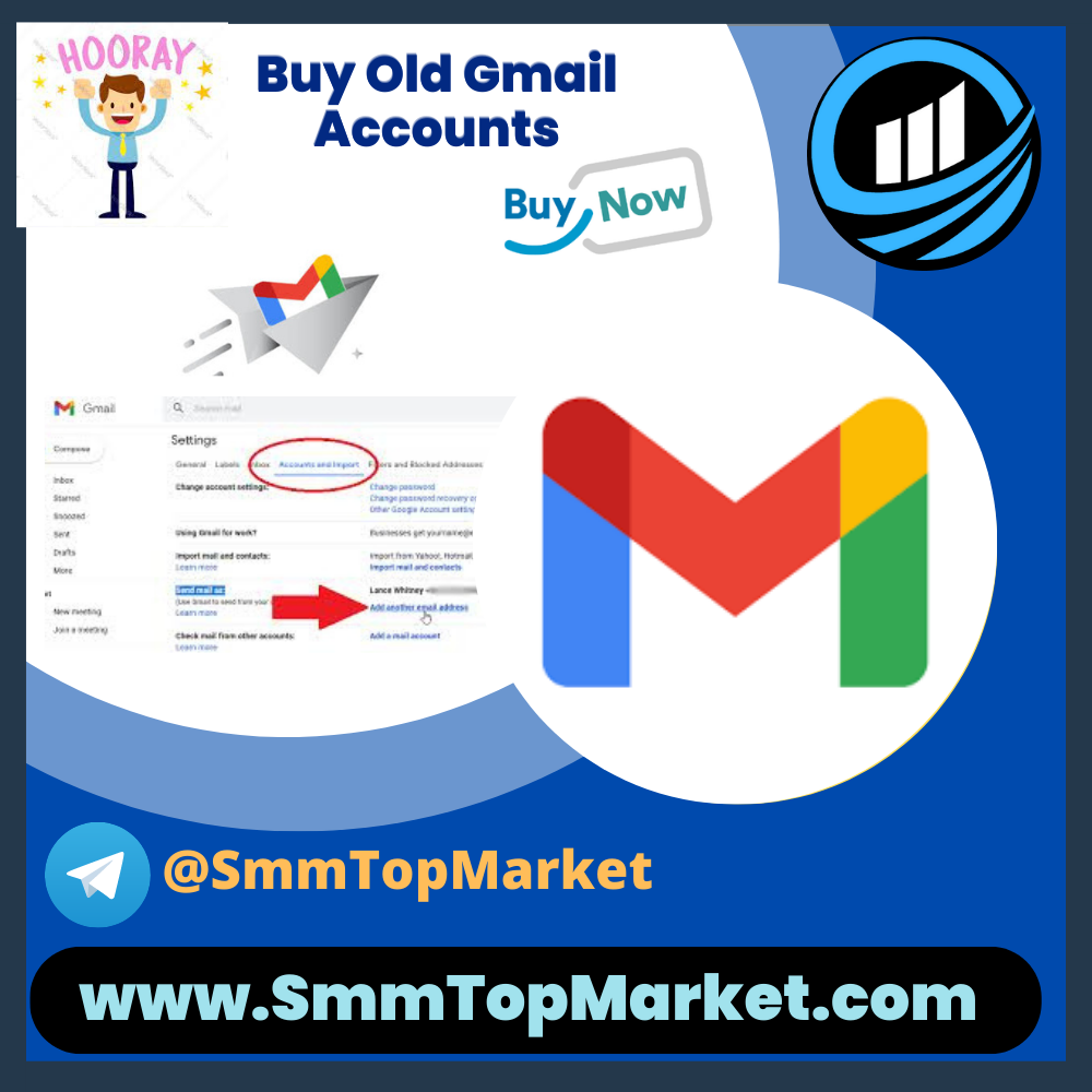 Buy Old Gmail Accounts - SmmTopMarket