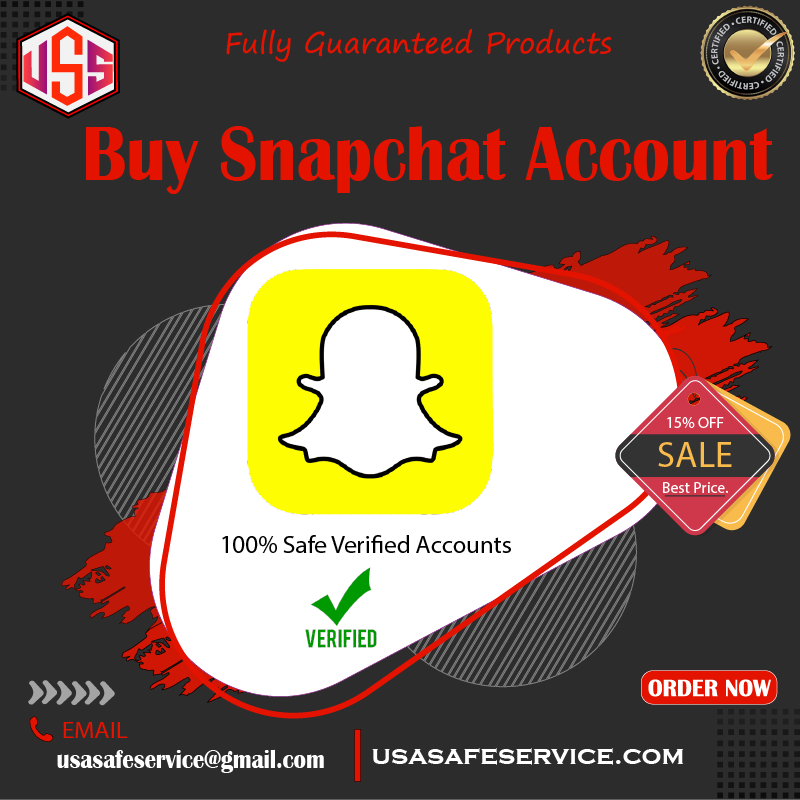 Buy Snapchat Account - Non-Drop(Cheap & PVA!) accounts