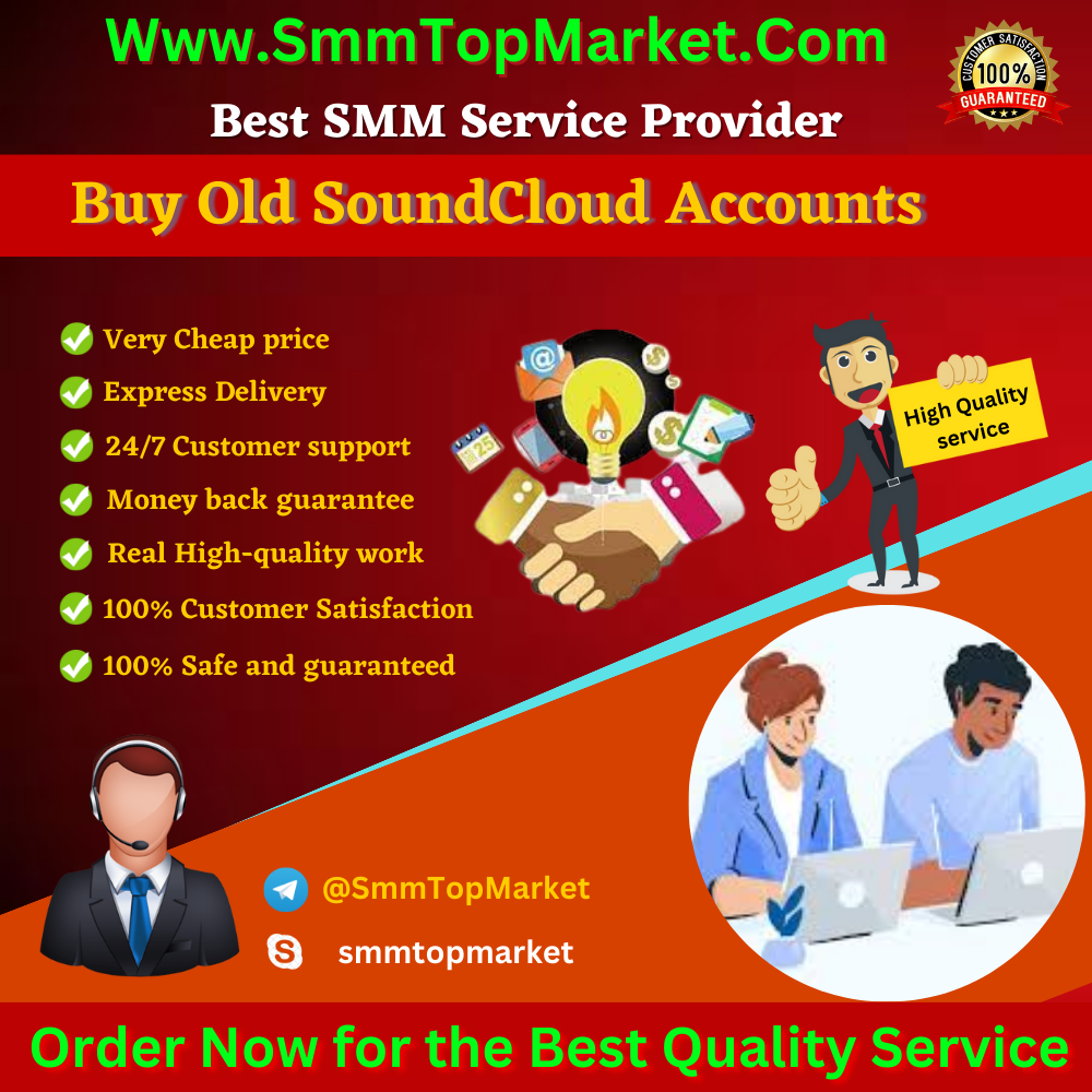 Buy Old SoundCloud Accounts - SmmTopMarket