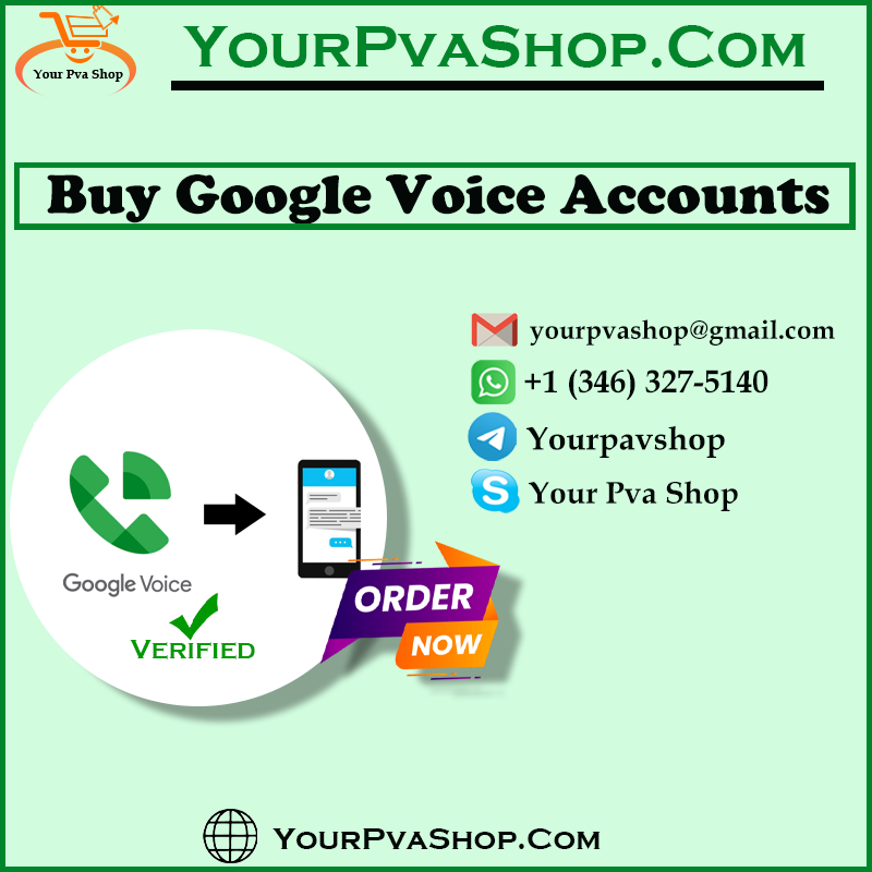 Buy Google Voice Accounts USA And Others Country Voice Acc.