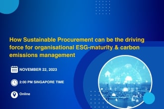 Get started and make tangible gains with sustainability procurement and supply chain management