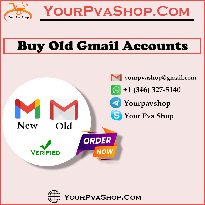 Buy Old Gmail Accounts. We Sell US, UK, UA, CA, AUS And JP