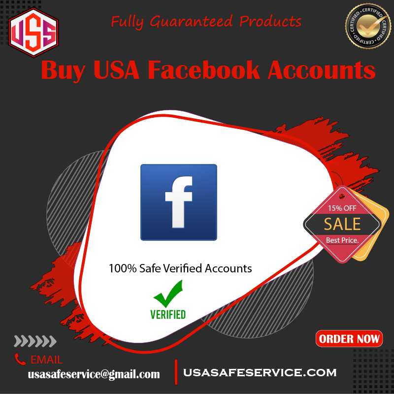 Buy USA Facebook Accounts - Safe USA & PVA Verified Account