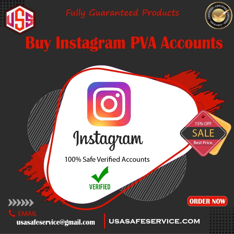 Buy Instagram PVA Accounts - 100% Safe & acctive account