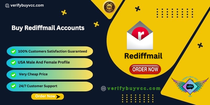 Buy Rediffmail Accounts - 100% | Bulk | Aged | PVA