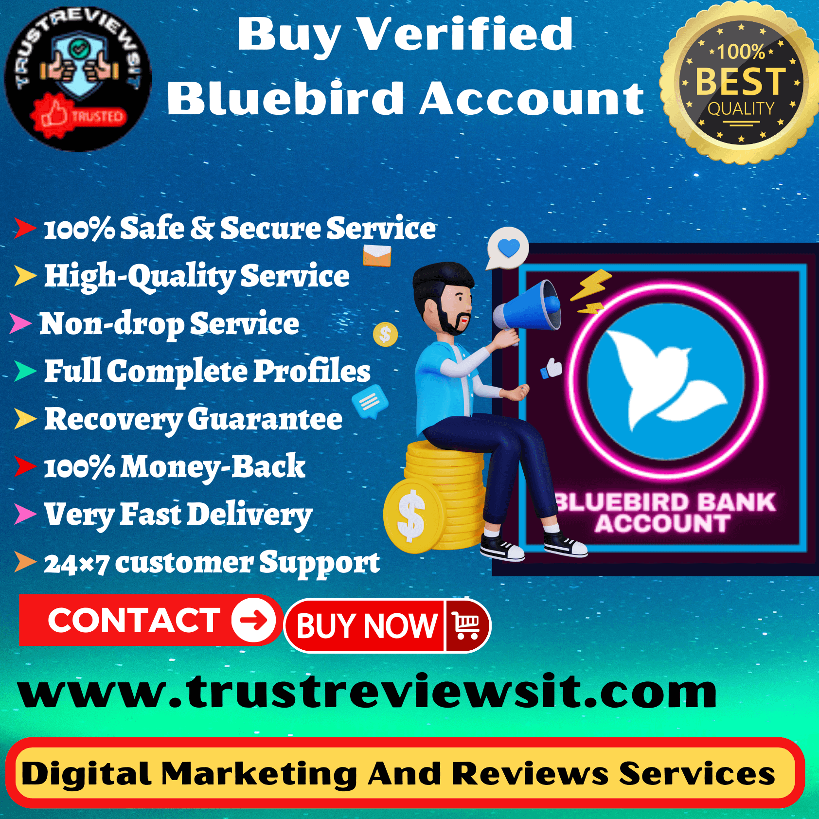 Buy Verified Bluebird Account - Trust Reviews IT