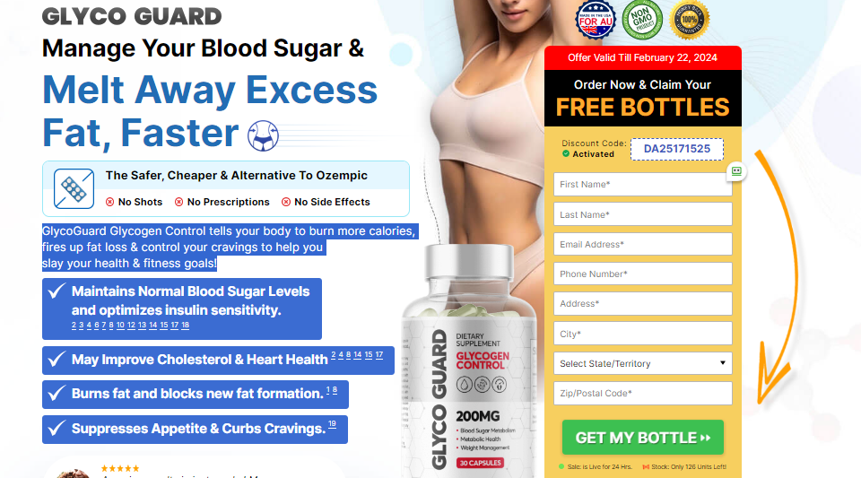 Glycoguard Weight Loss Review - {OFFICIAL GLYCOGUARD GLYCOGEN CONTROL WEBSITE}!