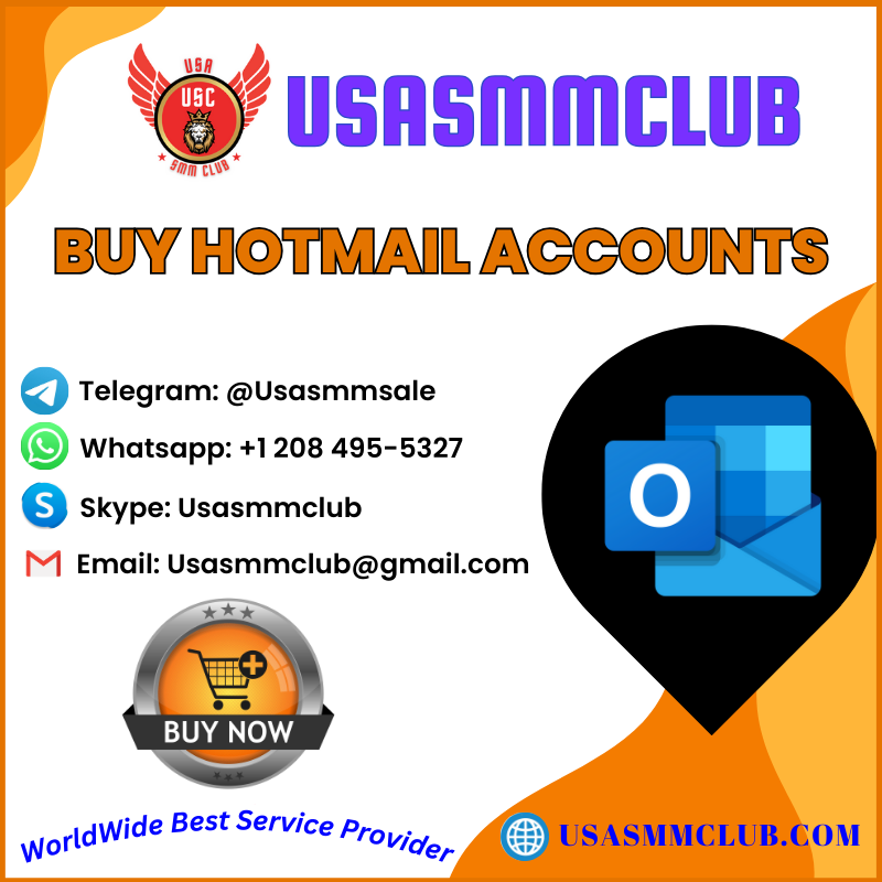 Buy Hotmail Accounts - 100% Safe & Best Quality Accounts.