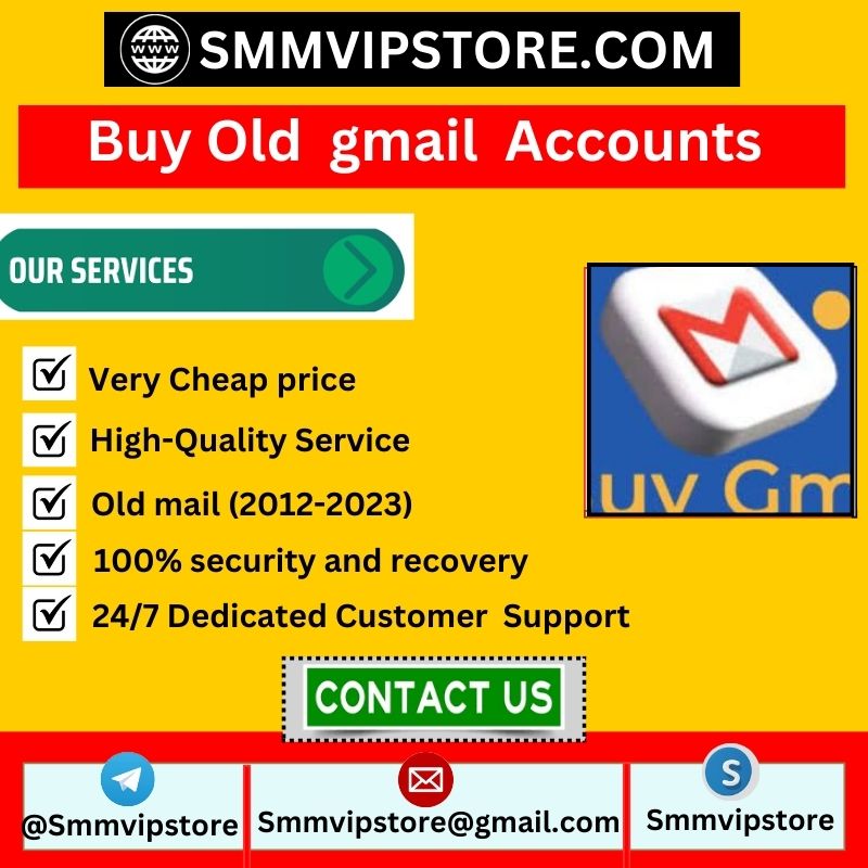 Buy Old Gmail Accounts - Old Or New, 100% PVA Verified .. ...