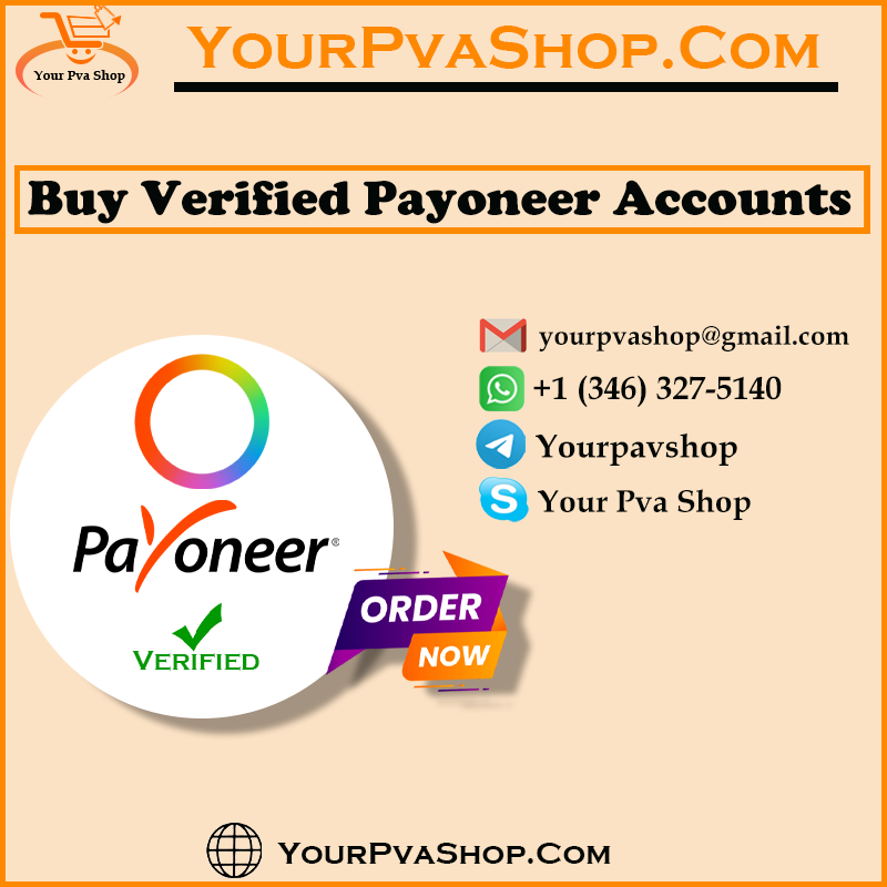 Buy Verified Payoneer Account With Fully ID & Bank Verified