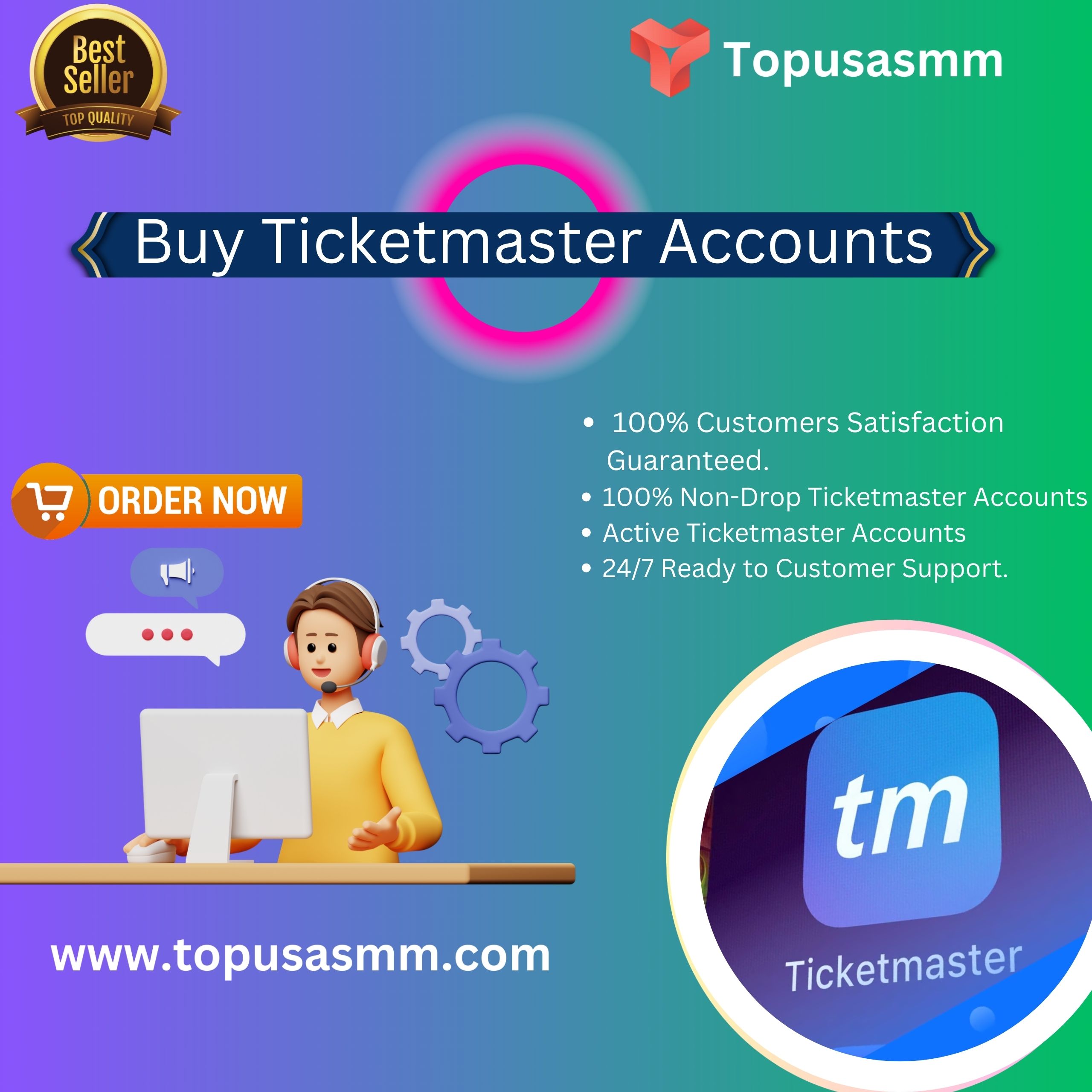Buy Ticketmaster Accounts - Top USA SMM