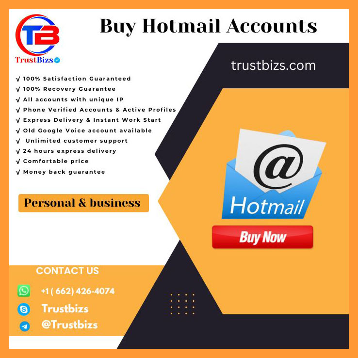 Buy verified Hotmail Accounts - All accounts are PVA & 100% safe.