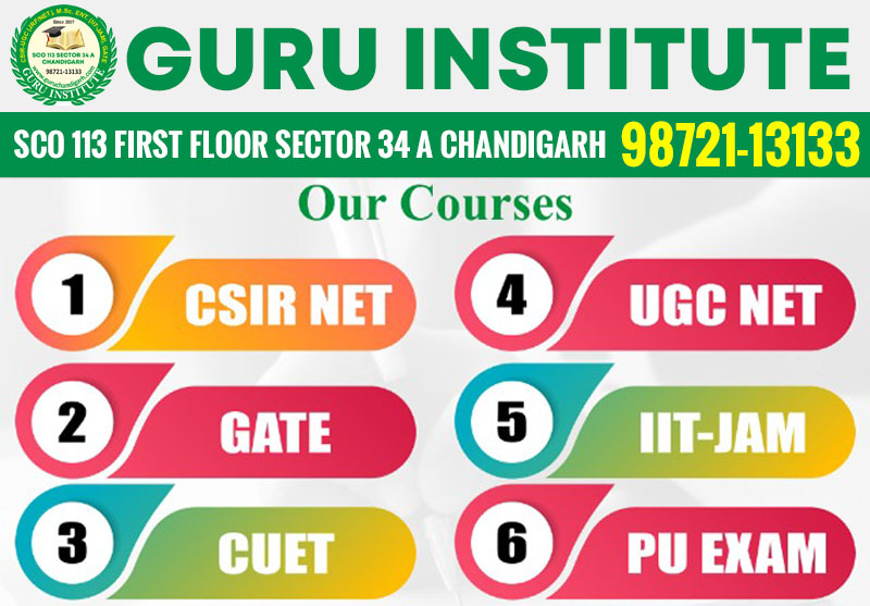 CSIR NET Physical Science Coaching in Chandigarh:98721-13133