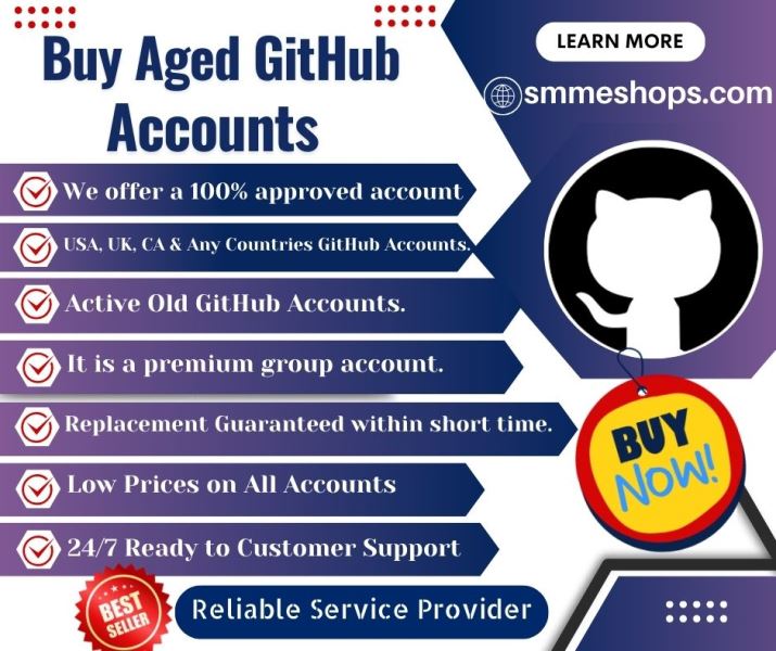 Buy Aged GitHub Accounts - SMM eSHOP