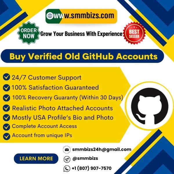 Buy Aged Github Accounts - SMM BIZS is your Trusted Business Partner