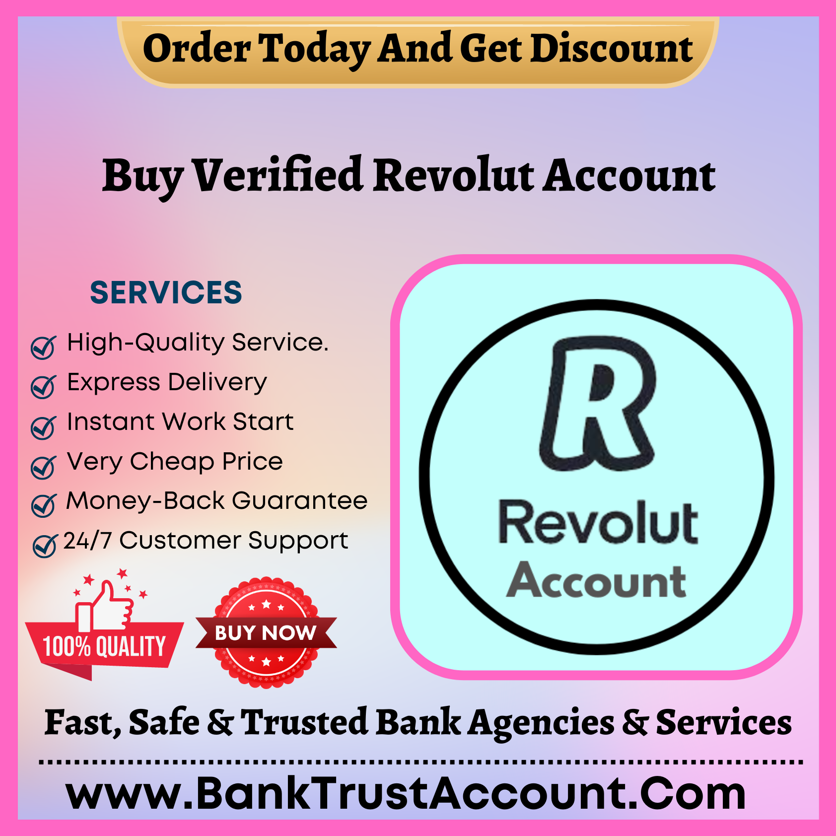 Buy Verified Revolut Account - 100% Best Fully KYC Verified - BankTrustAccount