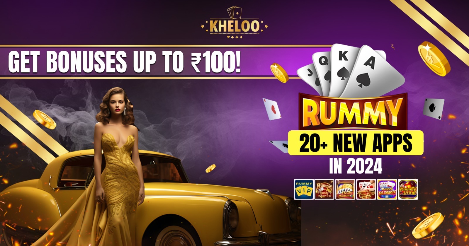 20+ New Rummy Apps in 2024: Get Bonuses Up to ₹195! - Kheloo