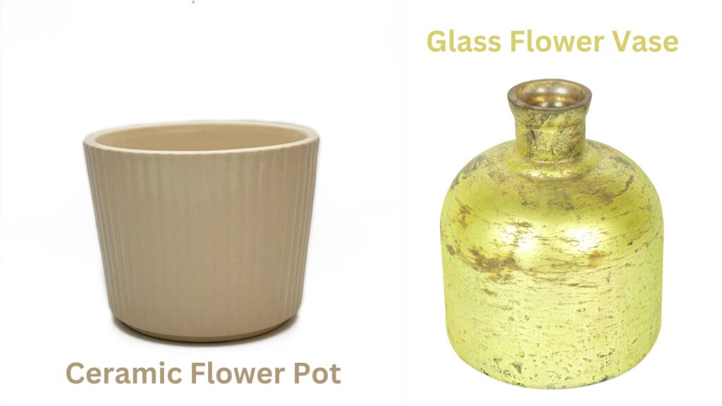 Ultimate Guide on Choosing Between Ceramic Flower Pots vs Glass Flower Vases for Indoors -