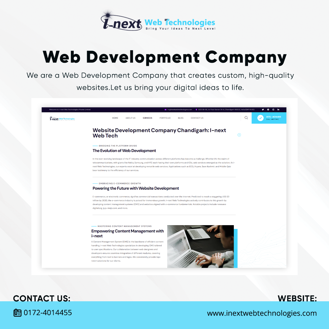 Website Development Company in Chandigarh | Medium