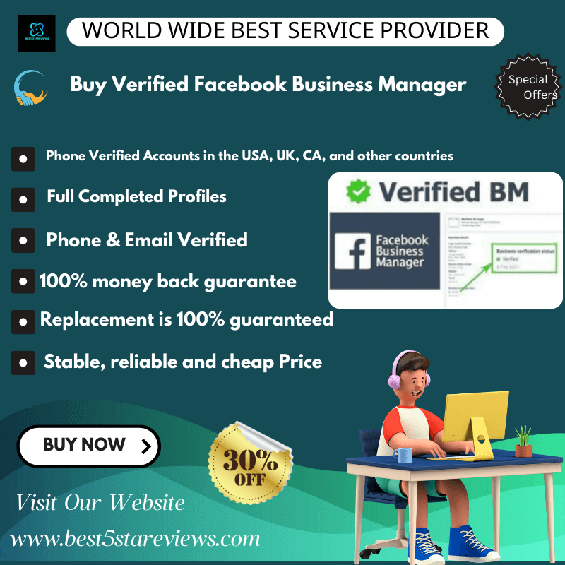 Buy Verified Facebook Business Manager- Buy100% Verified