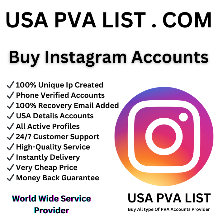 Buy Instagram Accounts Safe and Easy With Active Profile and Followers